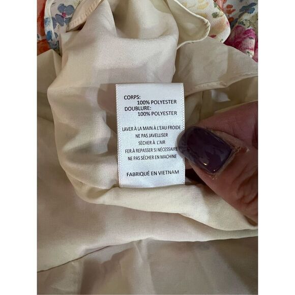 ASTR The Label Dress Womens Small Multicolor Ruched Cami Mini Floral Smocked NWT - Picture 7 of 12